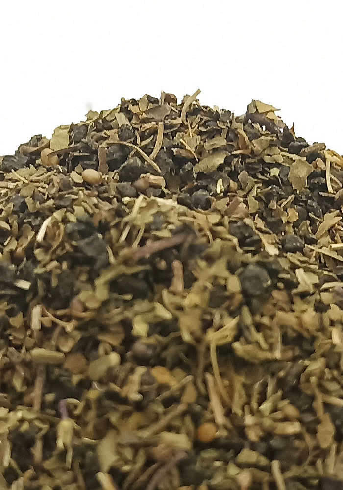 Basilic sacré (Tulsi) 500g - (Ocimum sanctum) - 
Plante à la saveur poivrée et camphrée, pilier de l'ayurveda, elle apporte séré