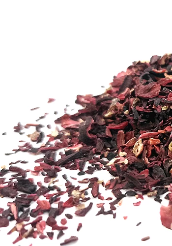 Hibiscus (karkade) 45g - (Hibiscus sabdariffa) - 
Plante à la couleur éclatante et à la saveur acidulée, le jus d'hibiscus ou "b