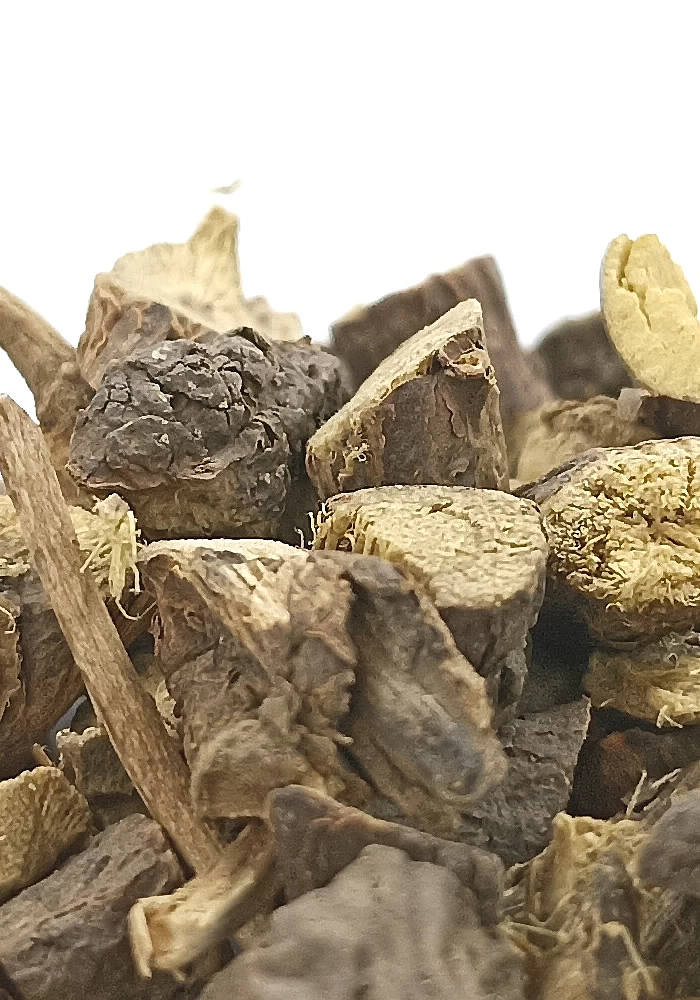 Réglisse 500g - (Glycyrrhiza glabra) - 
Racine à la saveur sucrée qui adoucira les infusions les plus amères, elle est composée 