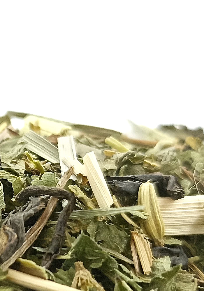 Le Gilbert 250g - après l'hiver
 - Ingrédients: Thé noir du Yunnan, ortie, fenouil, menthe douce et citronnelle
Le Gilbert... ap