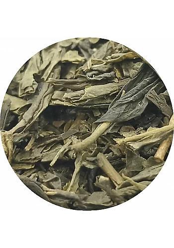 Thé vert Sencha - Thé vert à fines feuilles originaire du Japon, au parfum herbacé et marin, entre douceur et amertume. 
  