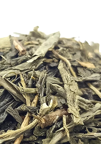 Thé vert Sencha 500g - Thé vert à fines feuilles originaire du Japon, au parfum herbacé et marin, entre douceur et amertume. 
  