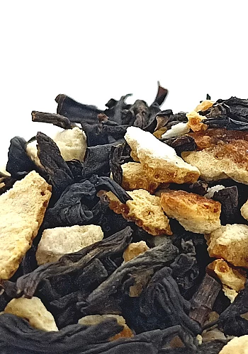 Thé noir agrumes & Bigarade 500g - Ingrédients: Thé noir aux agrumes et bigarade
Thé noir aux agrumes associé à l'amertume de la