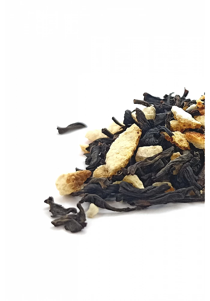 Thé noir agrumes & Bigarade 45g - Ingrédients: Thé noir aux agrumes et bigarade
Thé noir aux agrumes associé à l'amertume de la 