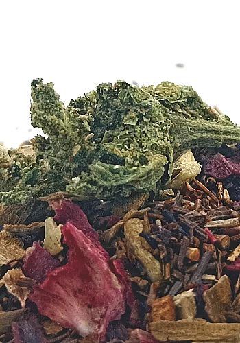 La Bolchoï 100g - Ingrédients: Rooibos rouge, hibiscus, cannelle, chanvre et gingembre
La Bolchoï, est une infusion préparée à p